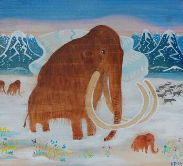 Рисование мамонта в подготовительной группе