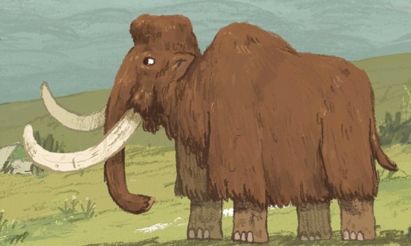 Плиоцен с мамонтом