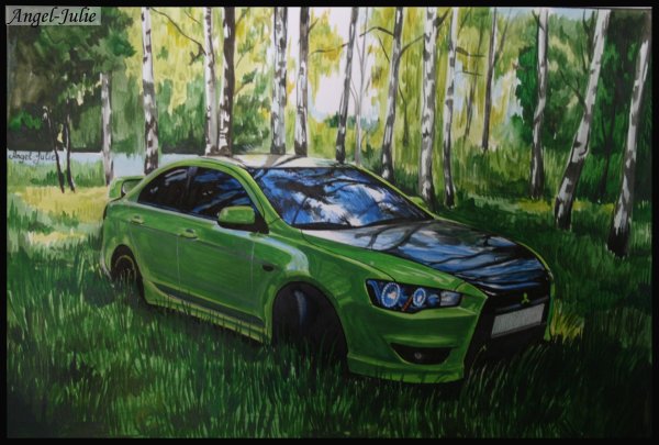 Машина рисунок