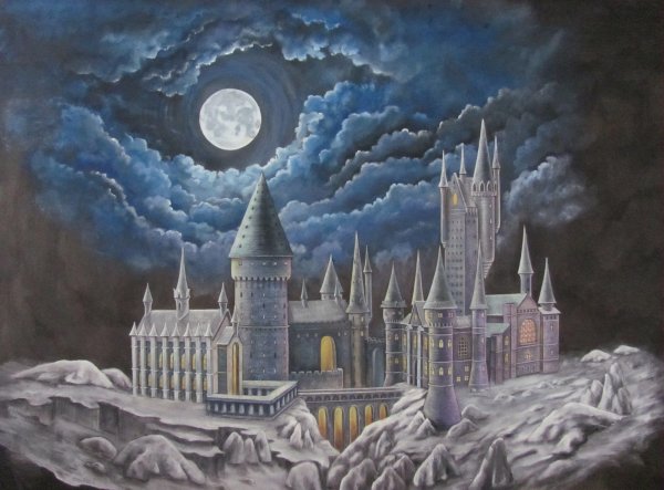 Хогвартс нарисовать