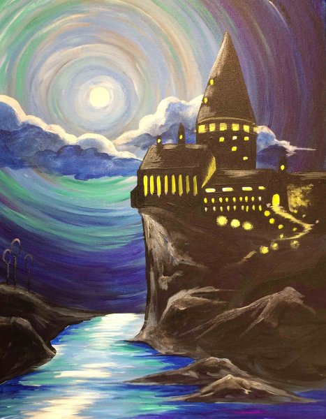 Правополушарное рисование Гарри Поттер