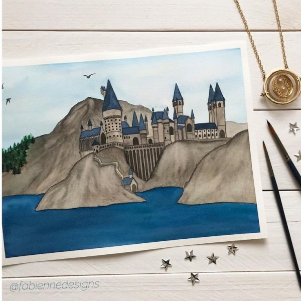 Скетчинг Хогвартс