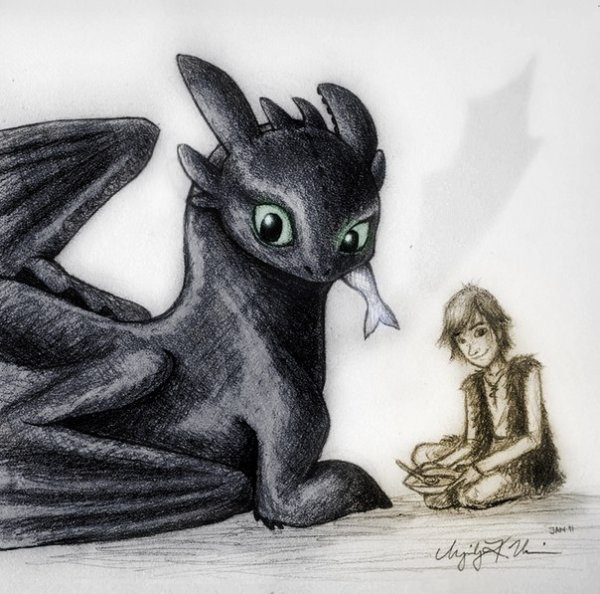 Беззубик для срисовки