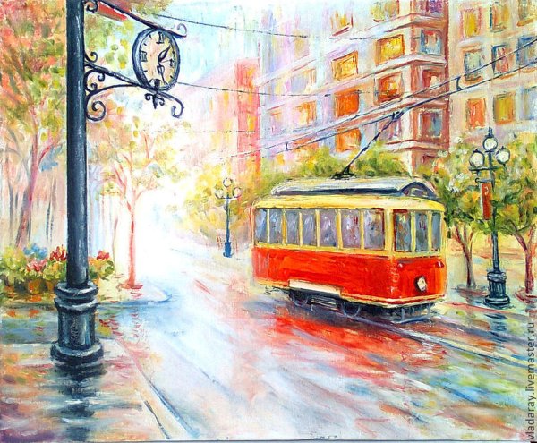 Трамвай зимой