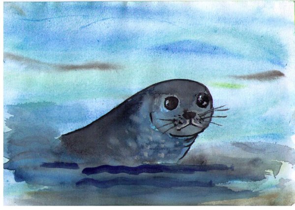 Рисование животные севера подготовительная группа