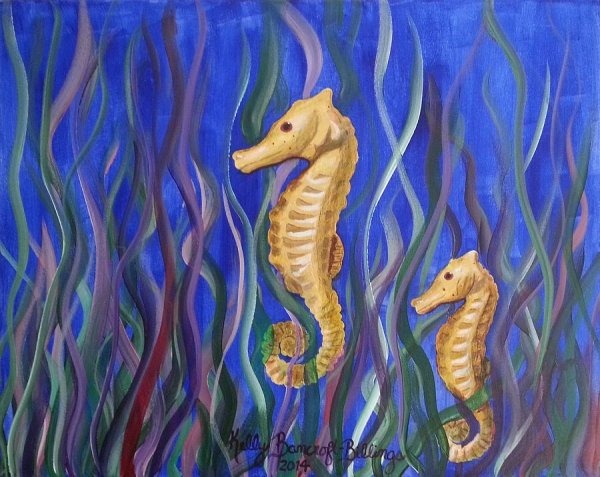 Краска морской конек