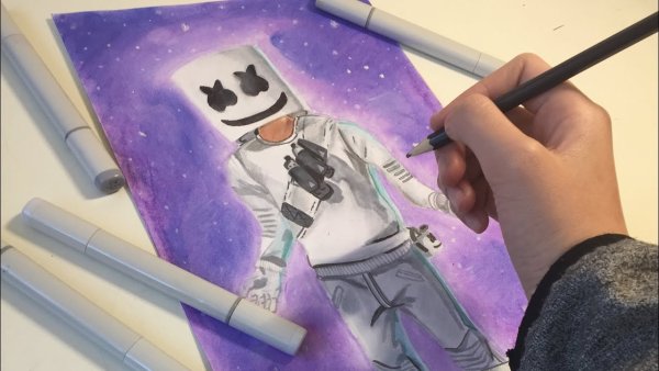 Маршмеллоу ФОРТНАЙТ рисунок