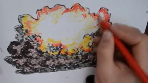 Взрыв гуашью