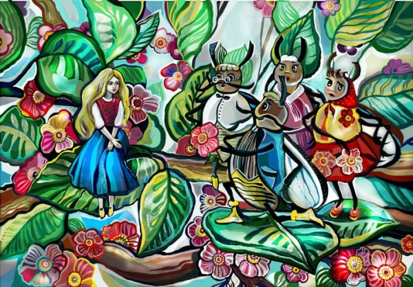 Рисование Дюймовочка в подготовительной