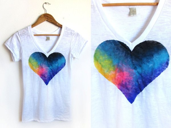 Красивые футболки Раскрашенные