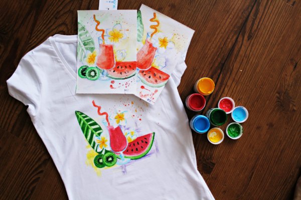 Мастер класс по росписи футболок для детей