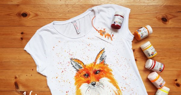 Футболка с ручной росписью