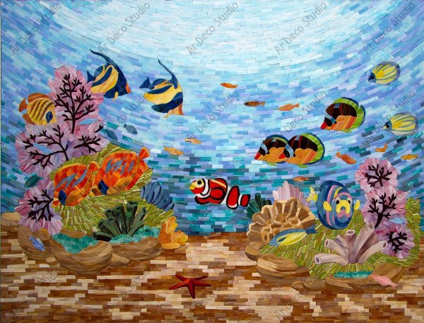 Мозаика Морское дно