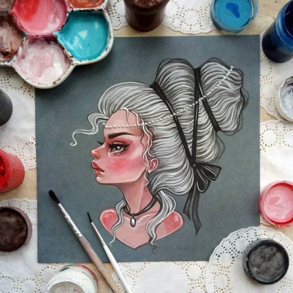 Вдохновение гуашь