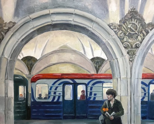 1943 Станция Павелецкая метро