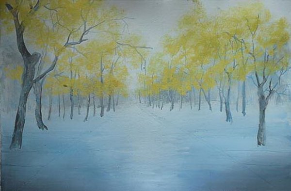 Поэтапное рисование пейзажа