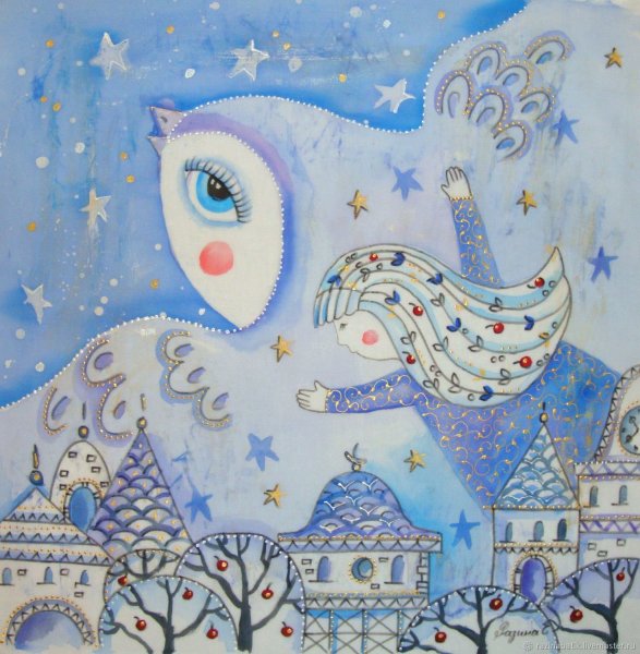 Разина Елена батик ангелы