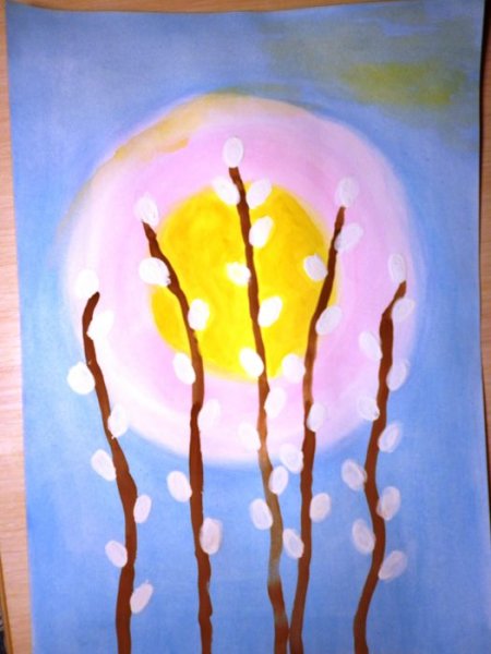 Веочка Верба рисование