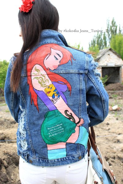 Аниме на джинсовке