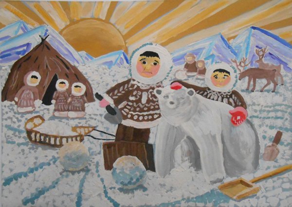 Детские рисунки чукчи