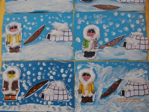 Эскимосы поделки для детей