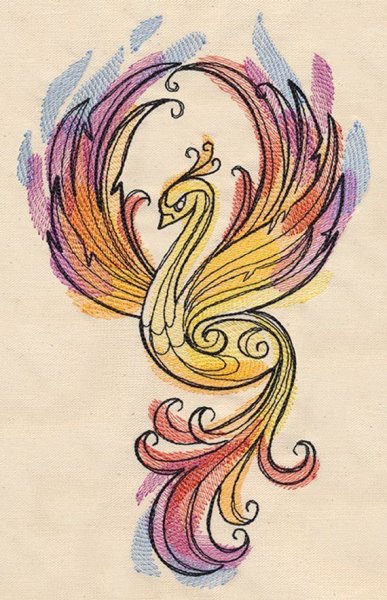 Феникс стилизованный