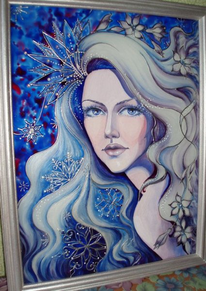 Екатерина Захваткина портрет акрилом