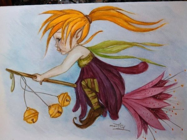 Эльф гуашью