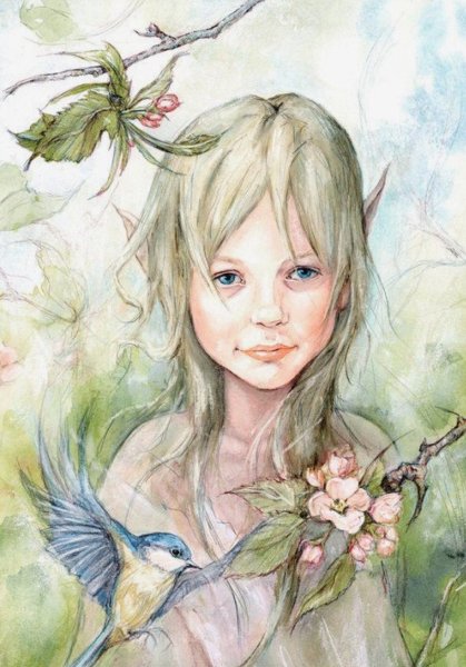 Нарисовать фэнтези гуашью