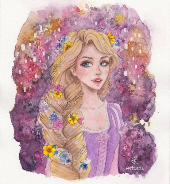 Акварельные принцессы