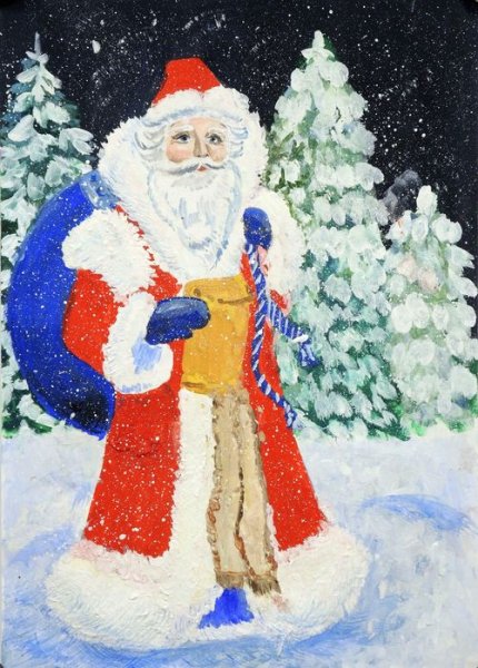 Конкурс портрет Деда Мороза