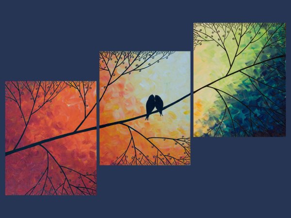 Триптих нарисовать