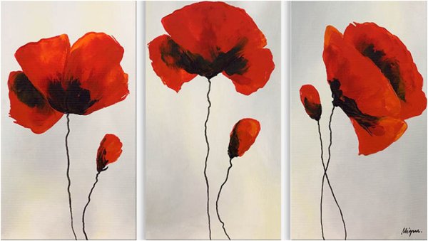 Интерьерная картина маки