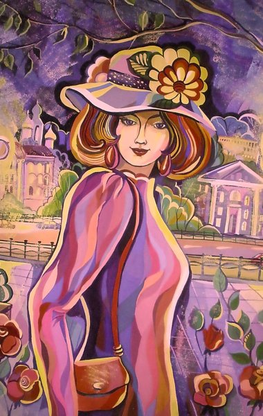 Намаконова Евгения декоративный портрет