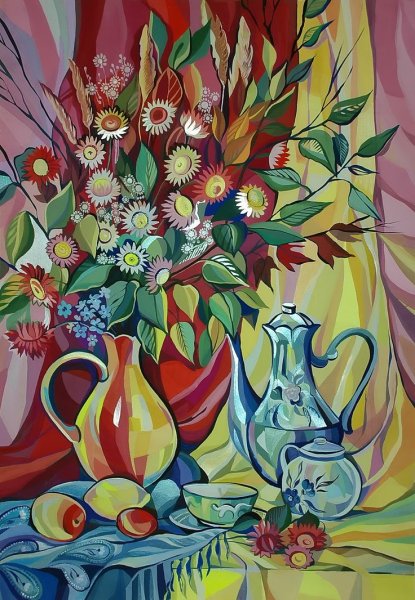 Декоративный натюрморт Жан Миро