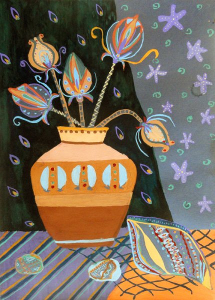 Декоративная композиция живопись