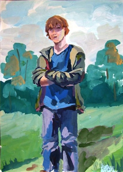 Этюд человека