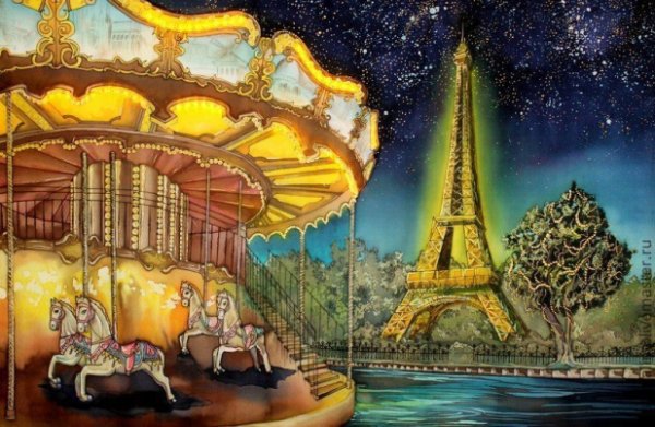 Карусель акварель