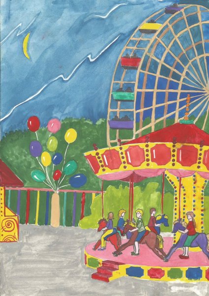 Колесо обозрения эскиз