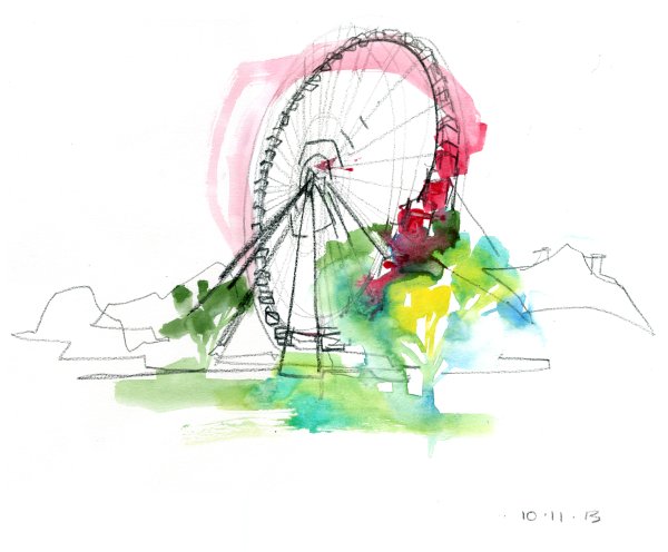 Старая Карусель в Париже в живописи