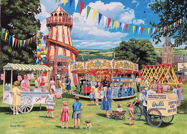 Карусель акварель