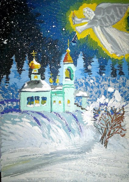 Рождество рисунок