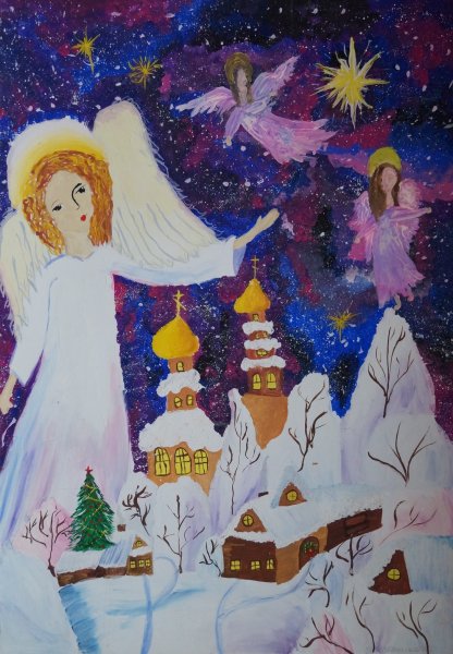 Рождество рисунок