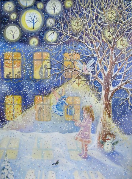 Зимний фонарик Ольга Базанова