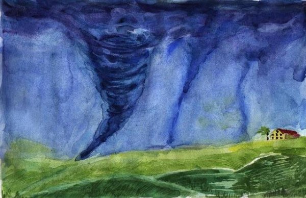 Буря рисунок