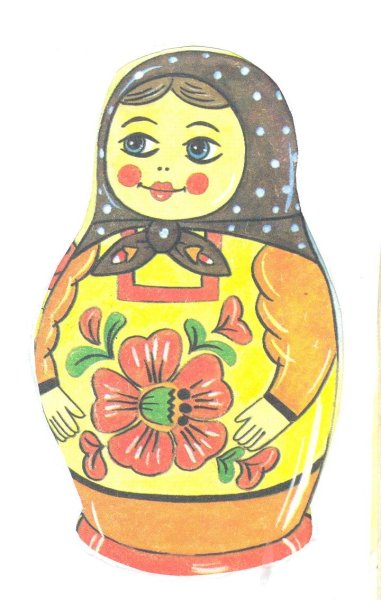Рисование матрешки