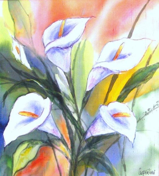 Каллы рисунок