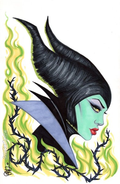 Малефисента арт