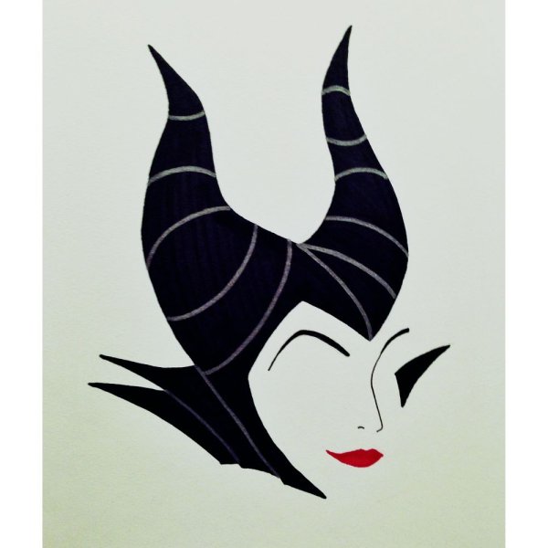 Малефисента силуэт