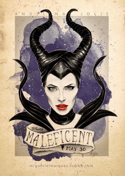 Эскиз Малефисенты